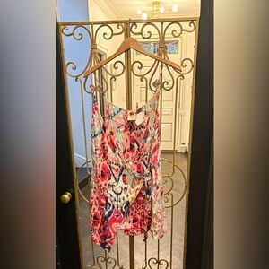 Spaghetti. Wrap dress large farm Rio Anthropologie valentine wedding